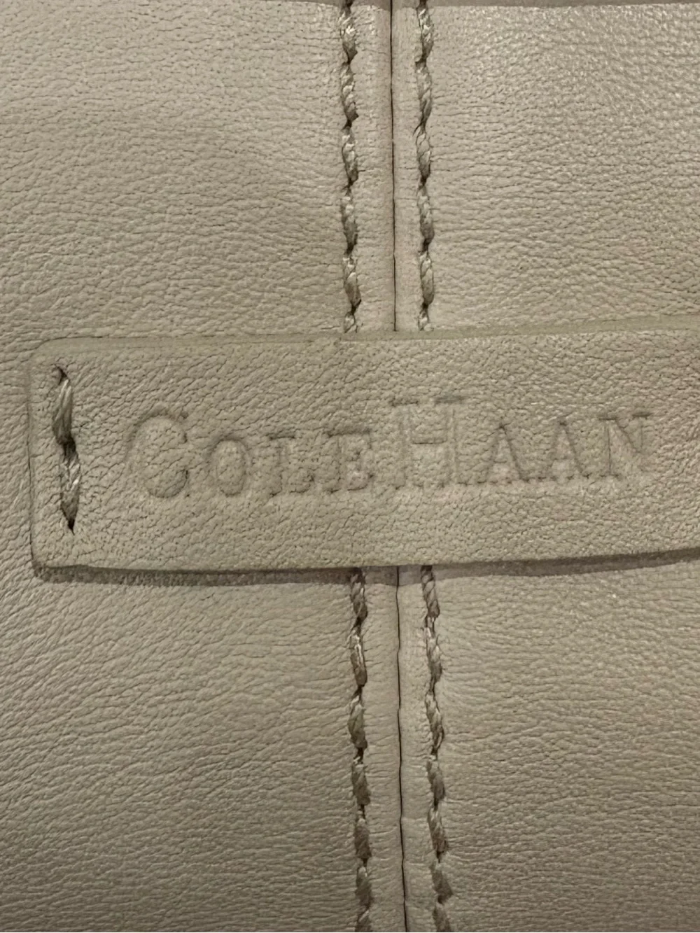Cole Haan McKenzie Hobo Leather Bag White Pine NWT MSRP $298